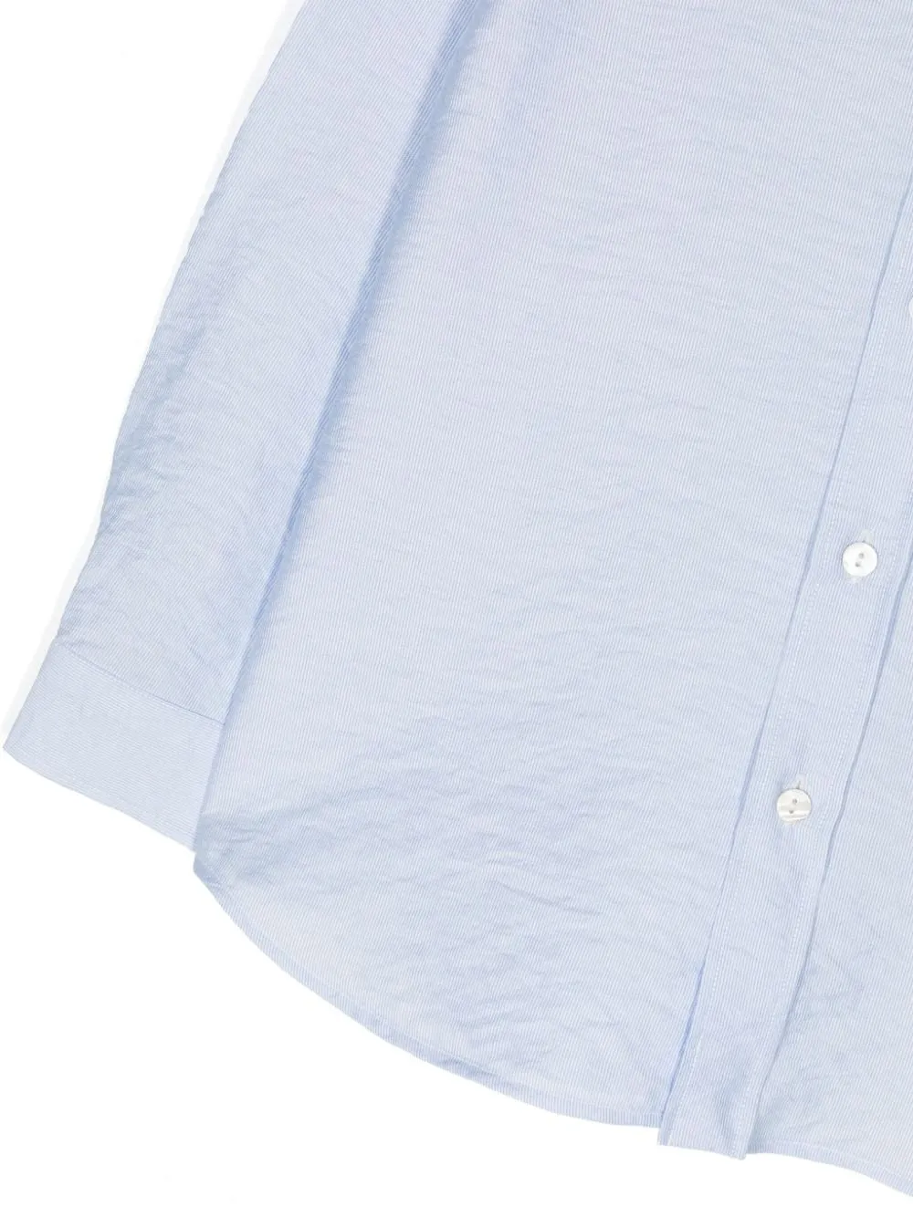 Logo-Plaque Striped Shirt