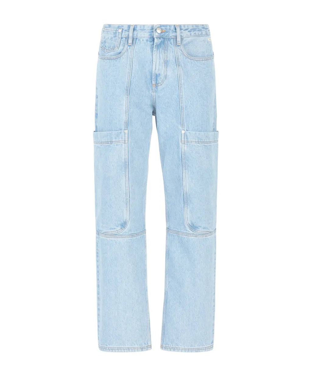 Gcds Logo Patch Ultrapocket Jeans