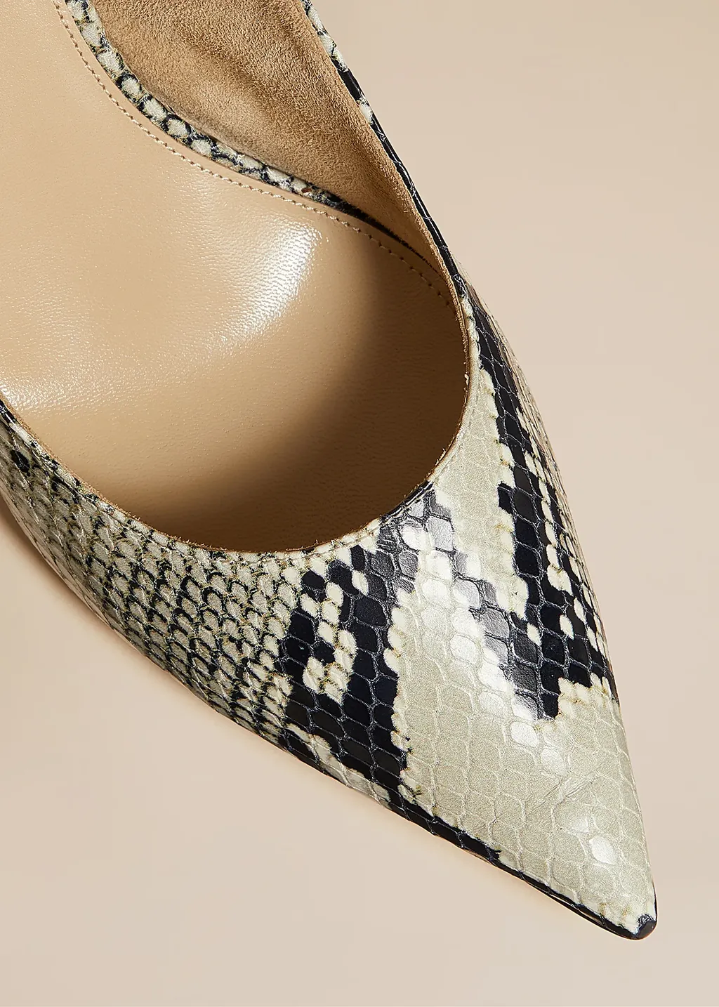 Khaite Slingback Embossed Pumps