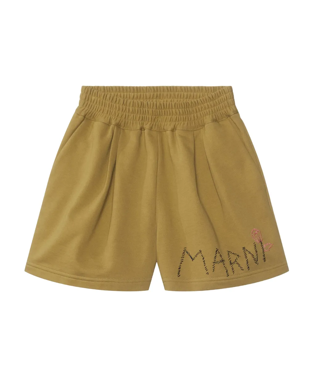 Logo-Embroidered Track Shorts