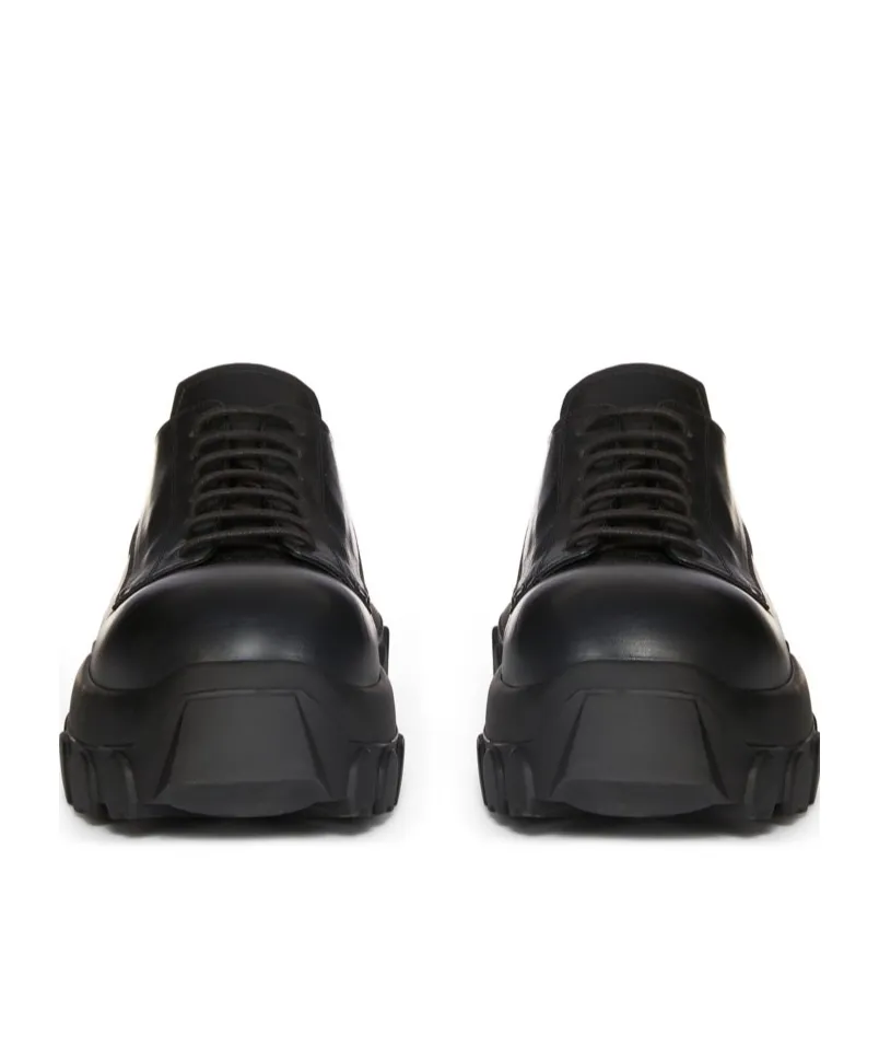 Rick Owens Lido Laceup Bozo Tractor Boots