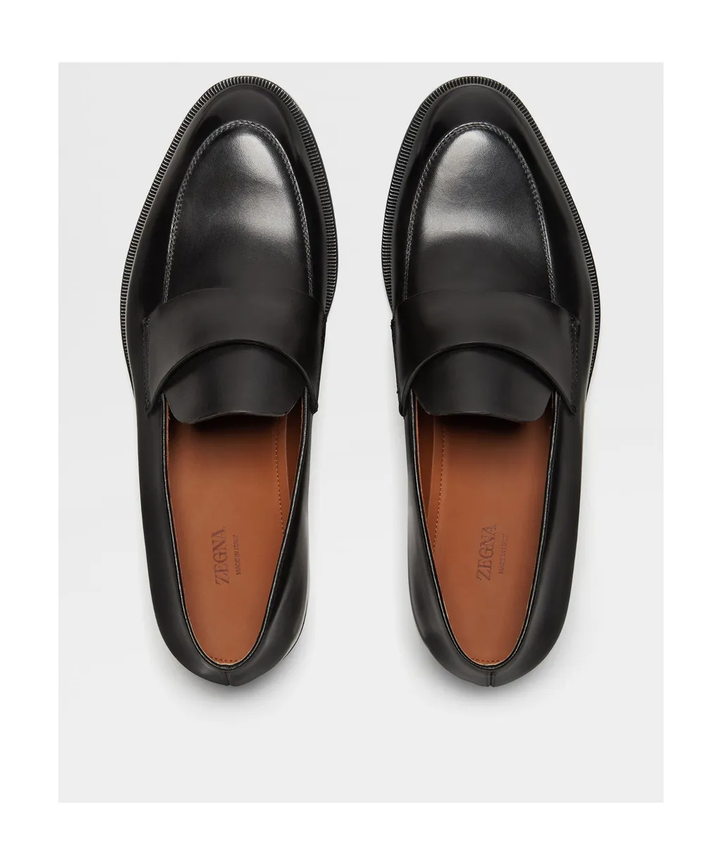 Zegna Torino Round Toe Loafers