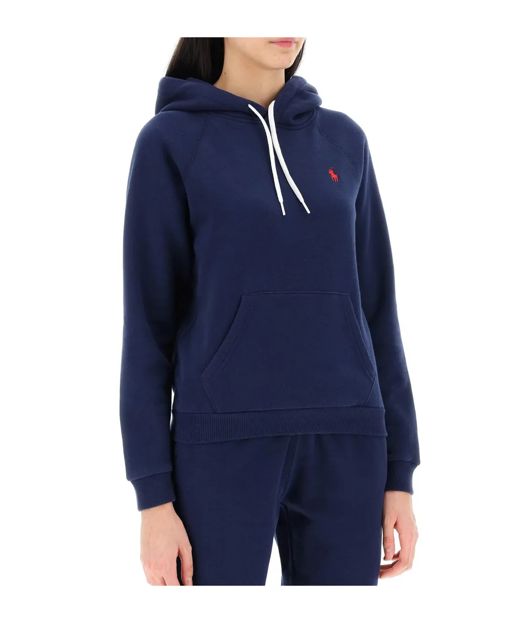 Polo Pony Drawstring Hoodie