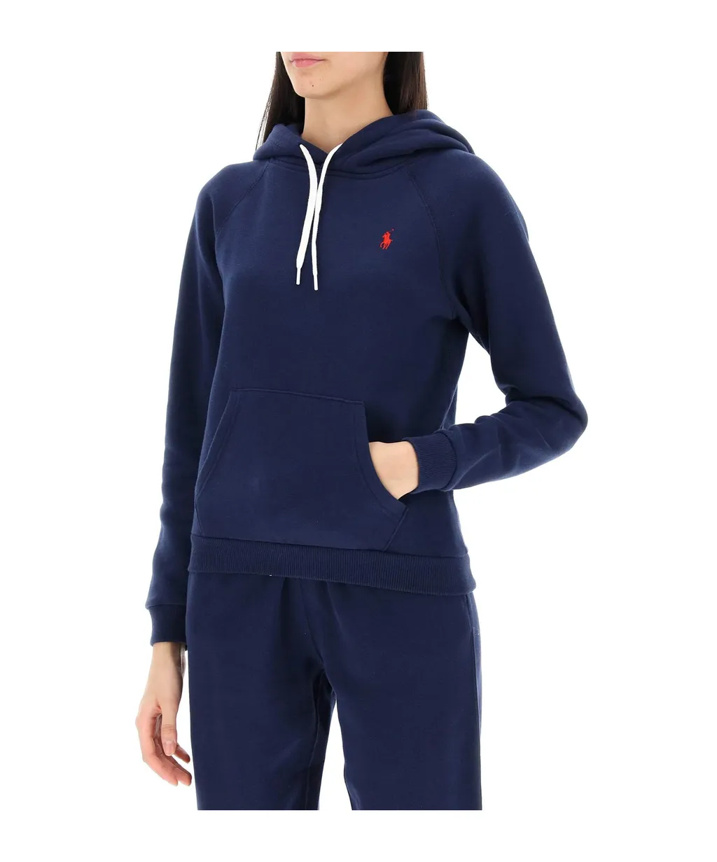 Polo Pony Drawstring Hoodie