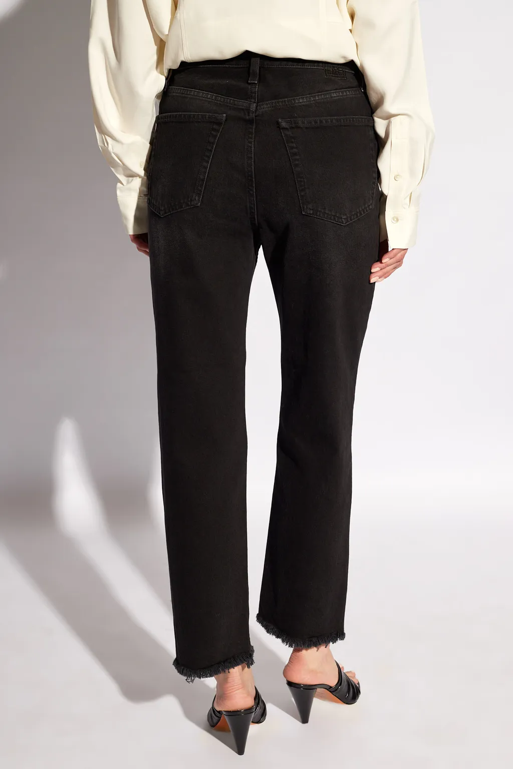 High-Rise Straight-Leg Jeans