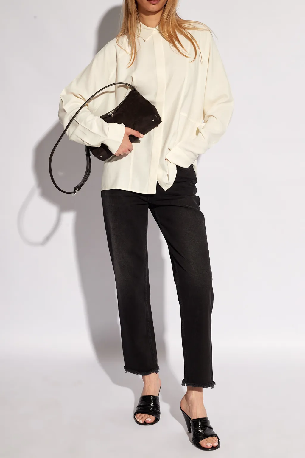 High-Rise Straight-Leg Jeans