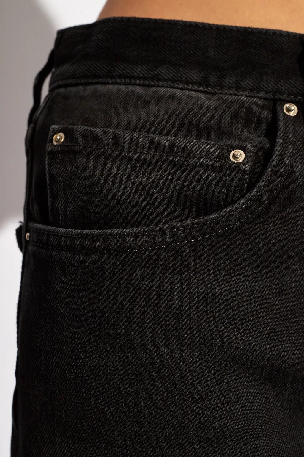 High-Rise Straight-Leg Jeans