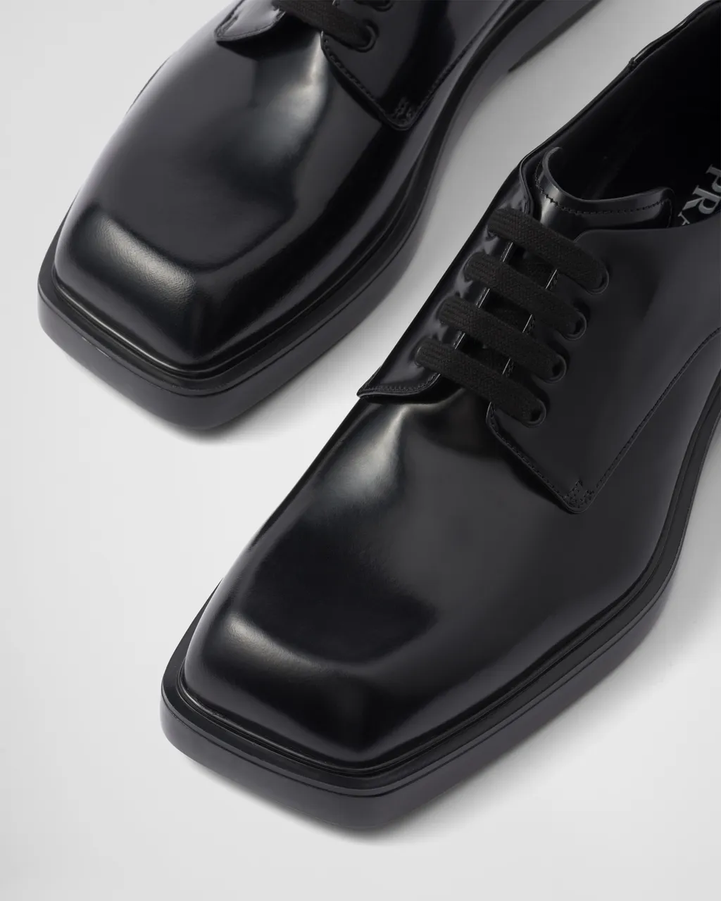 Brushed Leather Derby Shoes