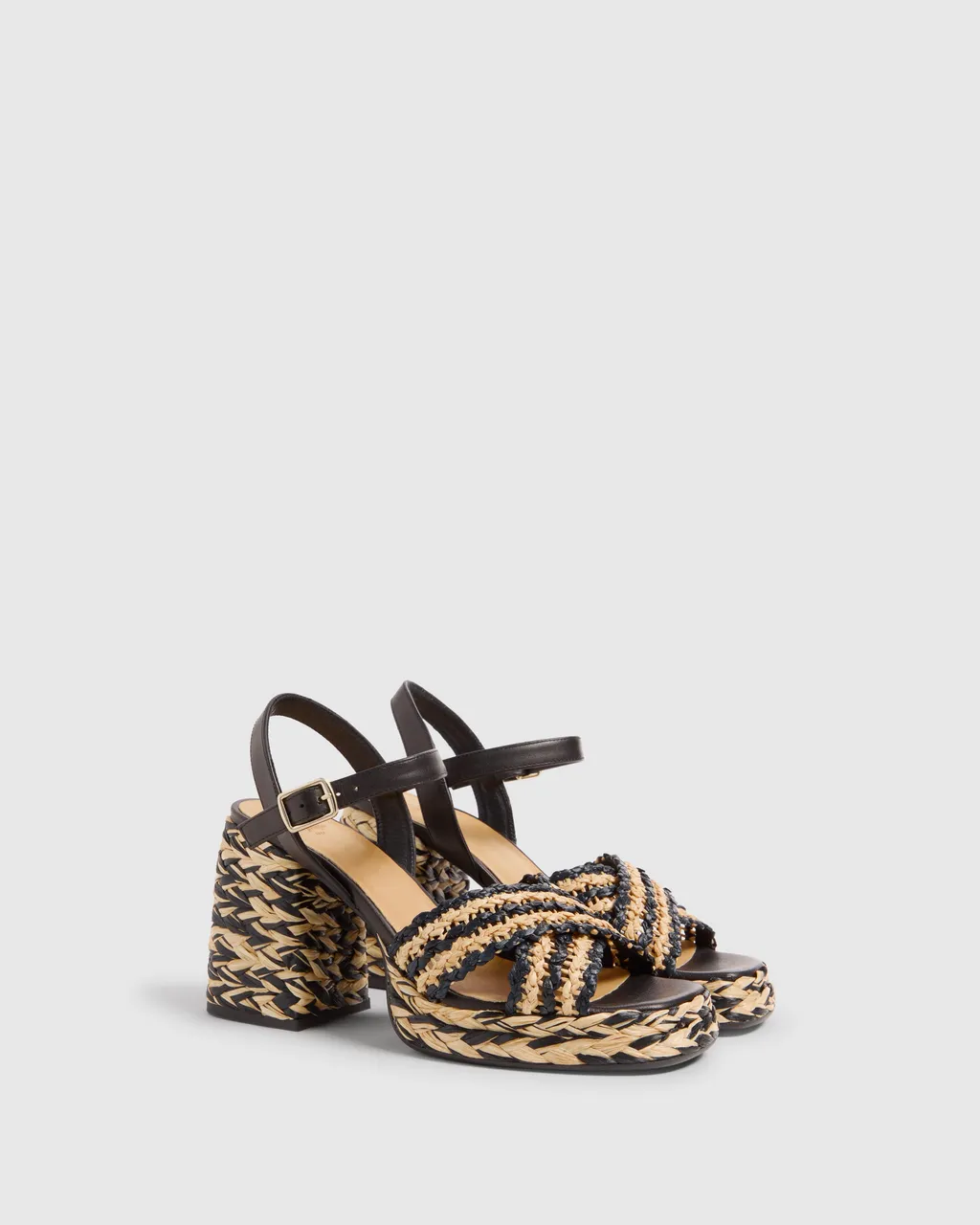 Vicen 95Mm Raffia Sandals