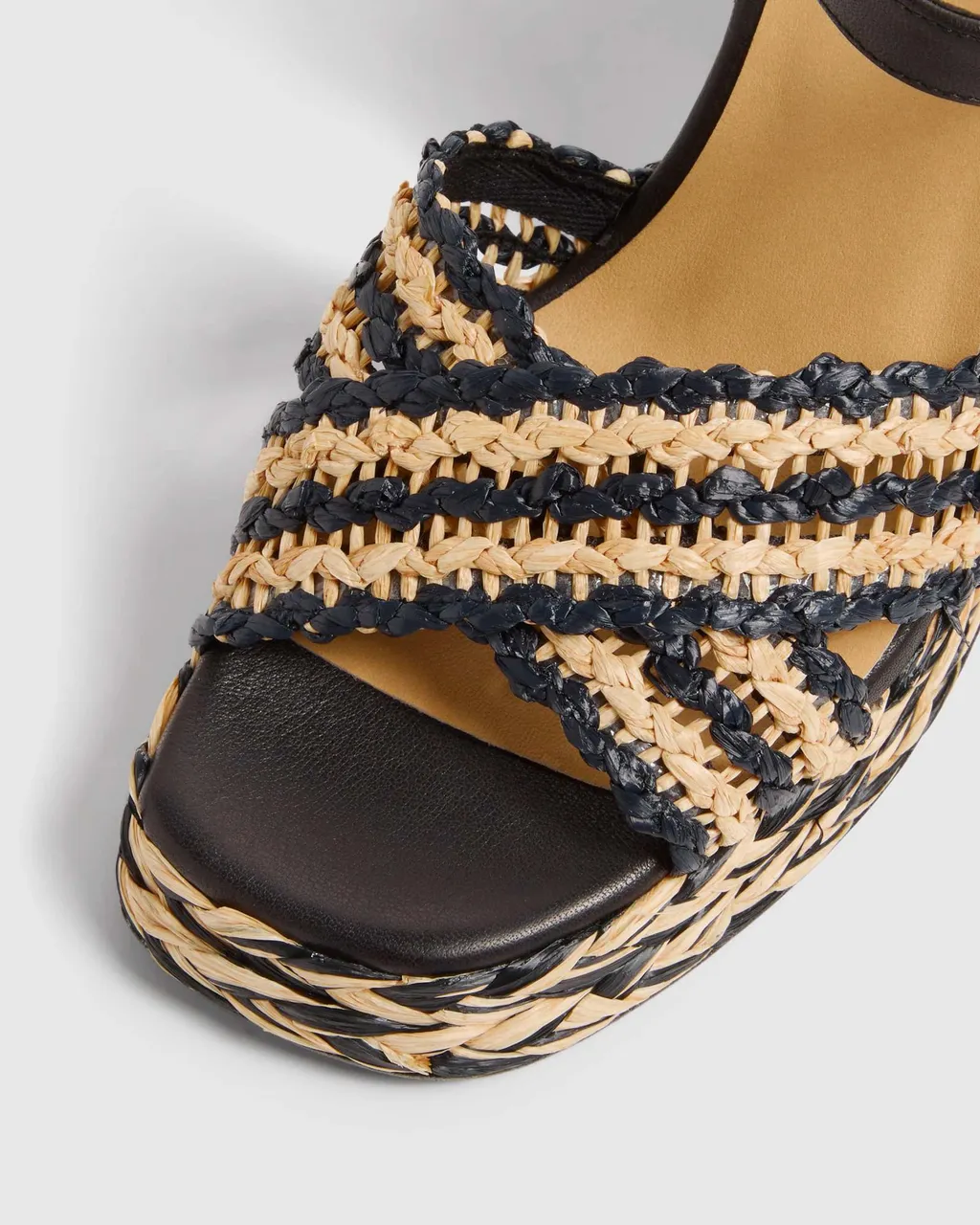 Vicen 95Mm Raffia Sandals