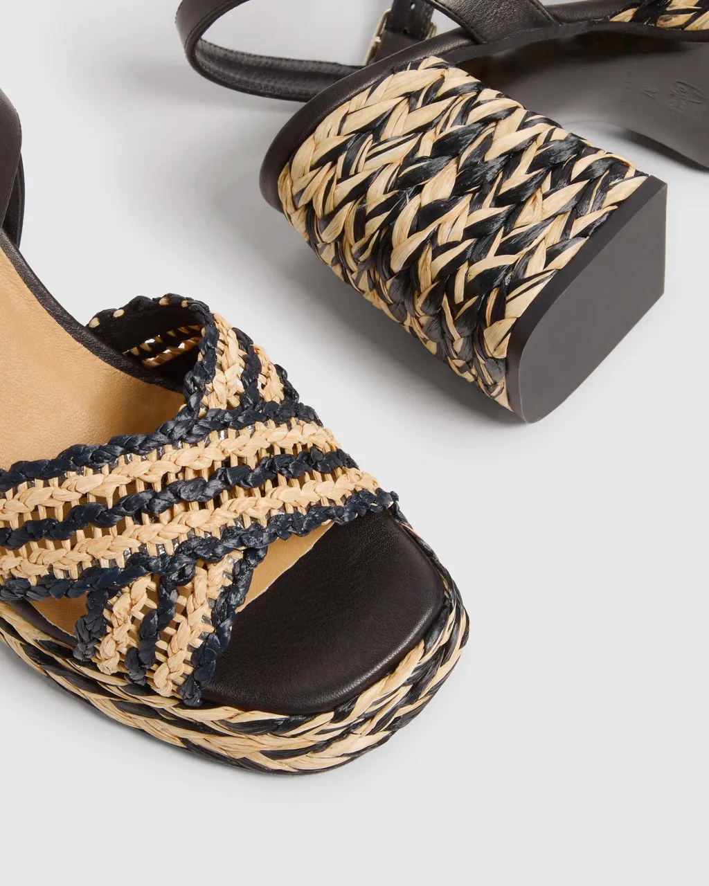Vicen 95Mm Raffia Sandals