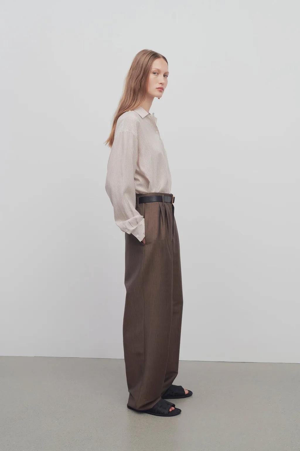 Pleated Casual Pants