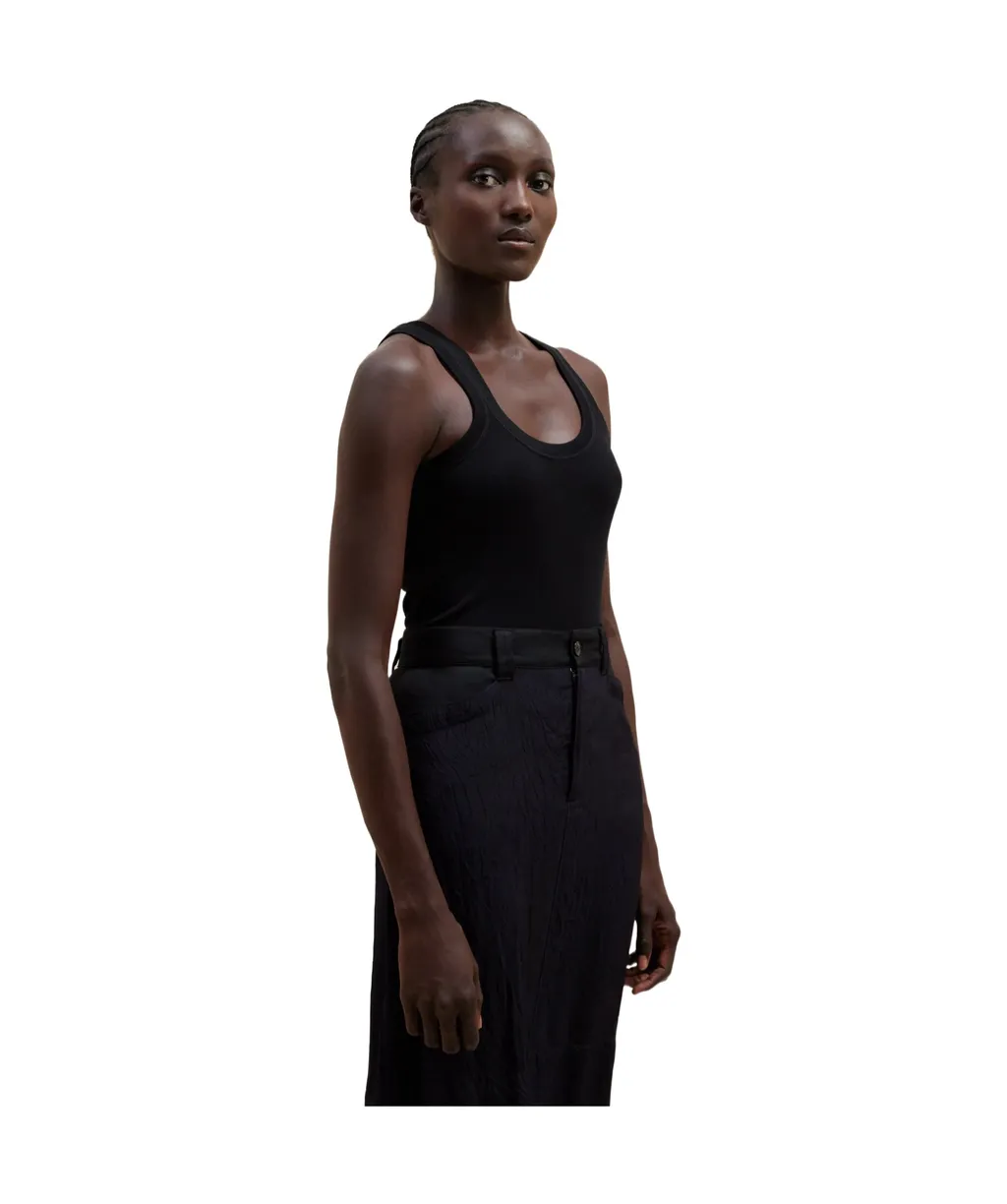 Lemaire Ribbed Sleeveless Tank Top