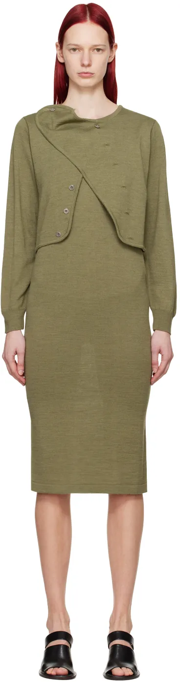 Cardigan Wool Dress