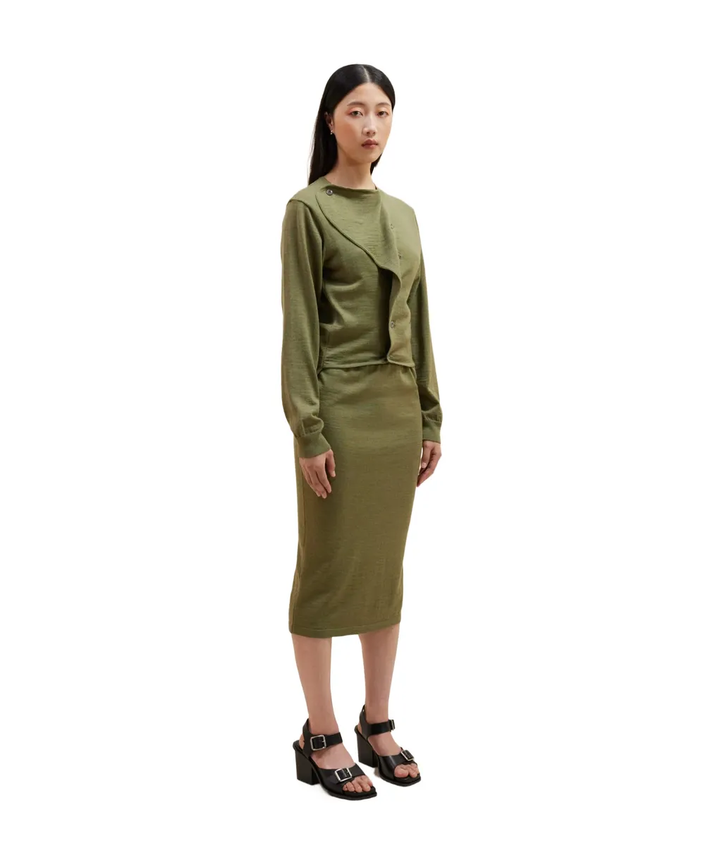 Cardigan Wool Dress