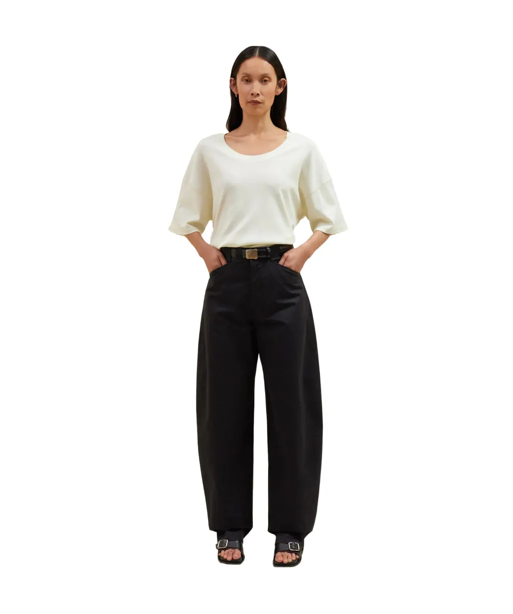 Lemaire Short-Sleeved Scoop-Neck T-Shirt