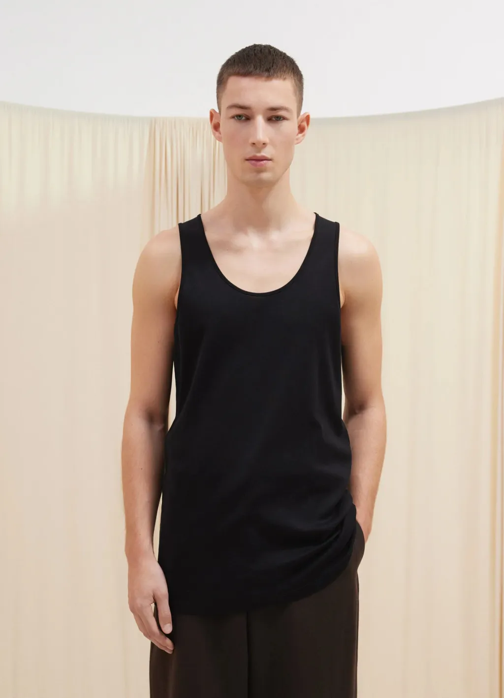Lemaire DÉBardeur Ribbed Sleeveless Top