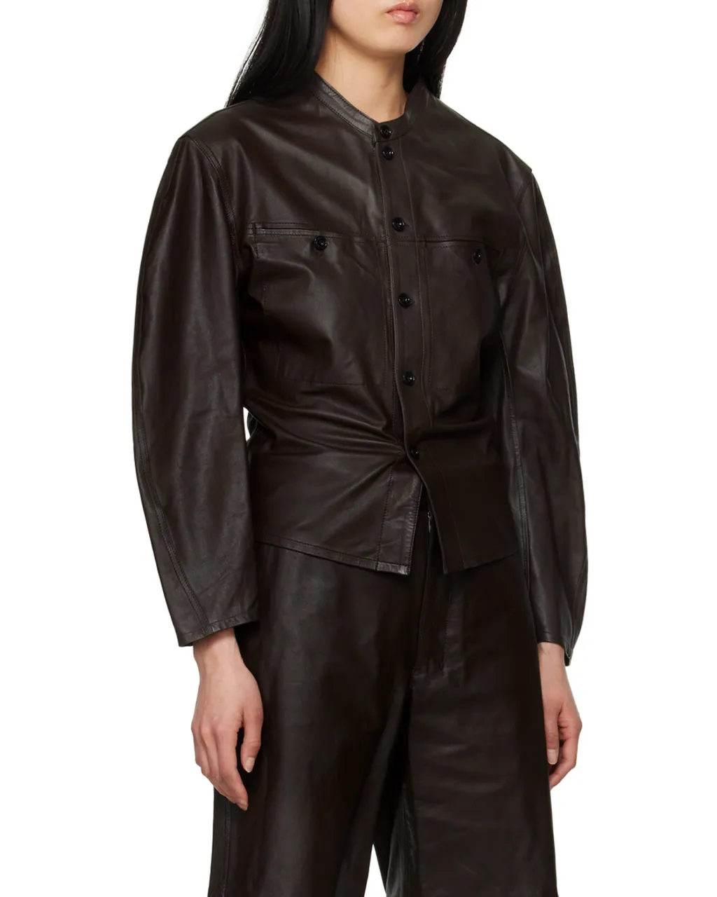 Curved Sleeve Jacket