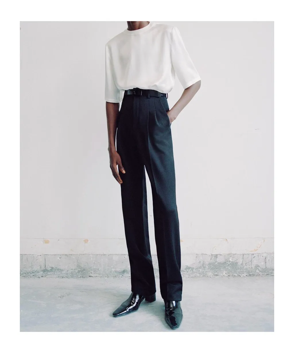Saint Laurent Pleated Tailored Pants