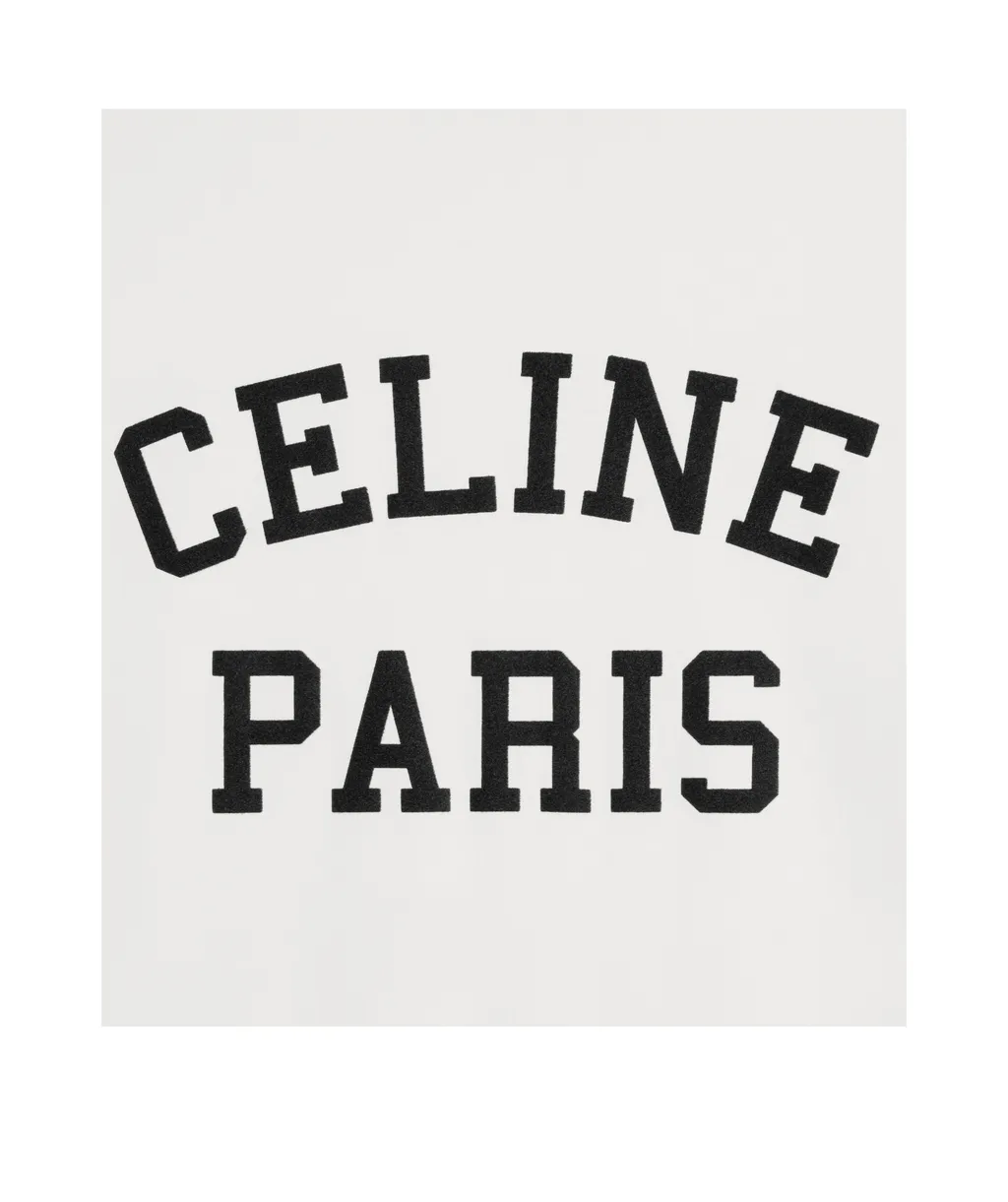 Celine Paris Loose T-Shirt In Cotton Jersey