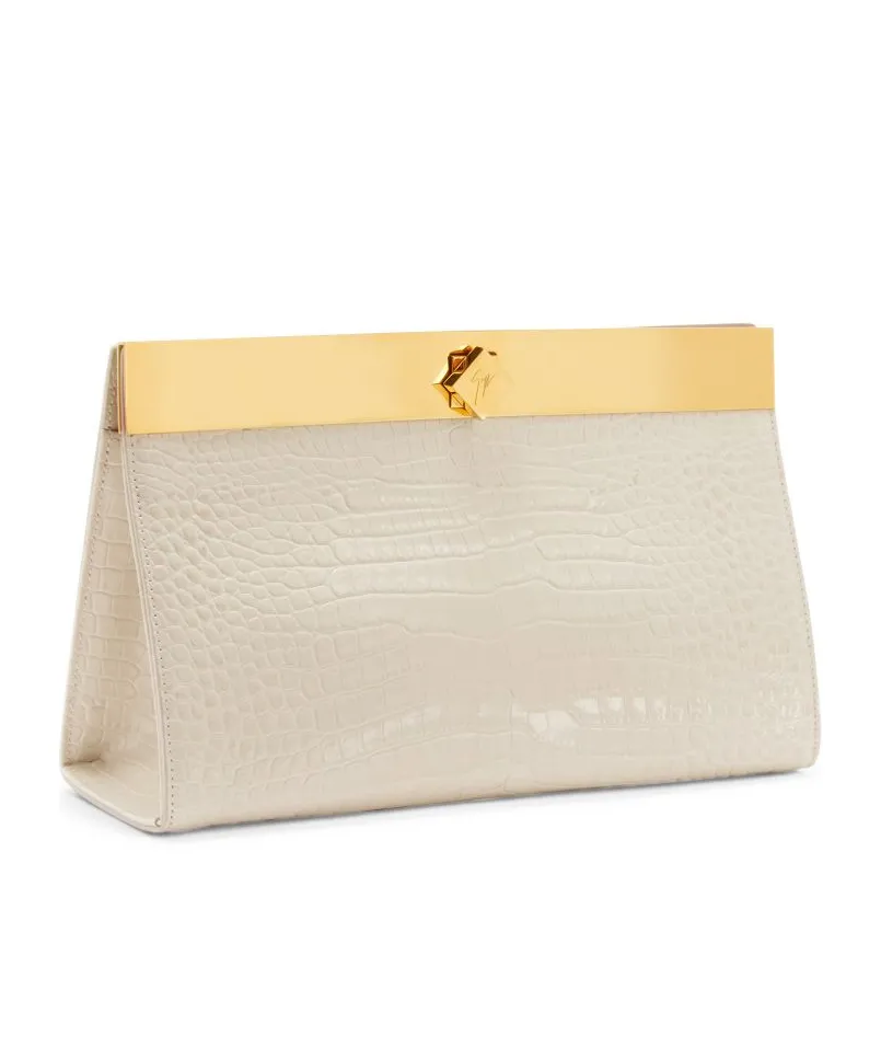 Giuseppe Zanotti Tanaya Embossed Clutch Bag