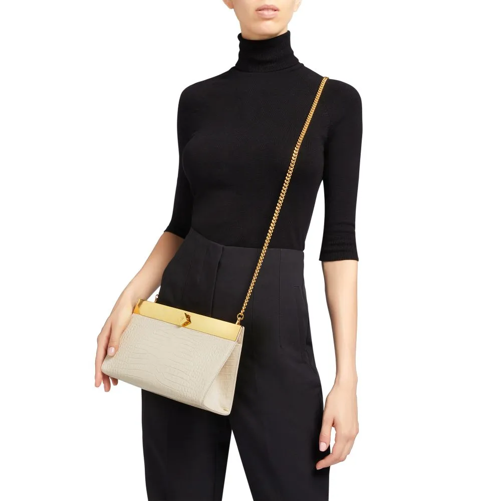 Giuseppe Zanotti Tanaya Embossed Clutch Bag