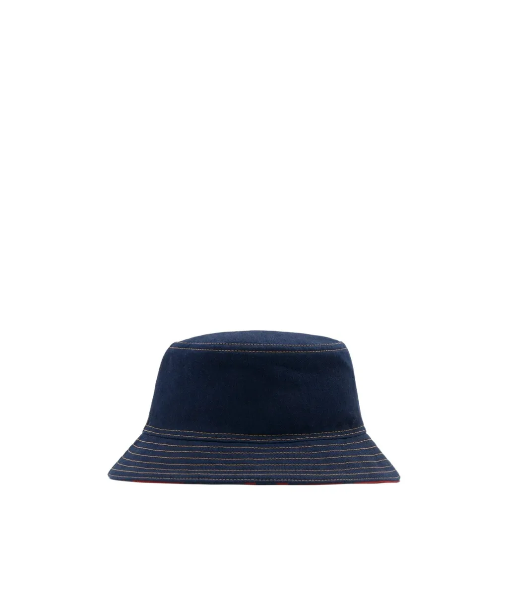 Burberry Abstract Printed Reversible Denim Bucket Hat