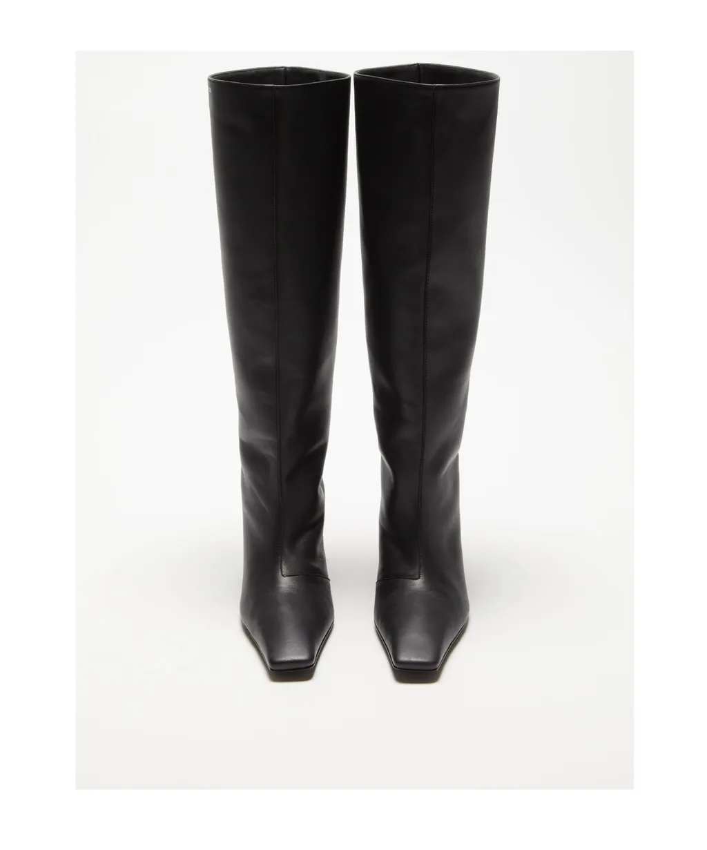 Acne Studios Logo Debossed High Heel Boots