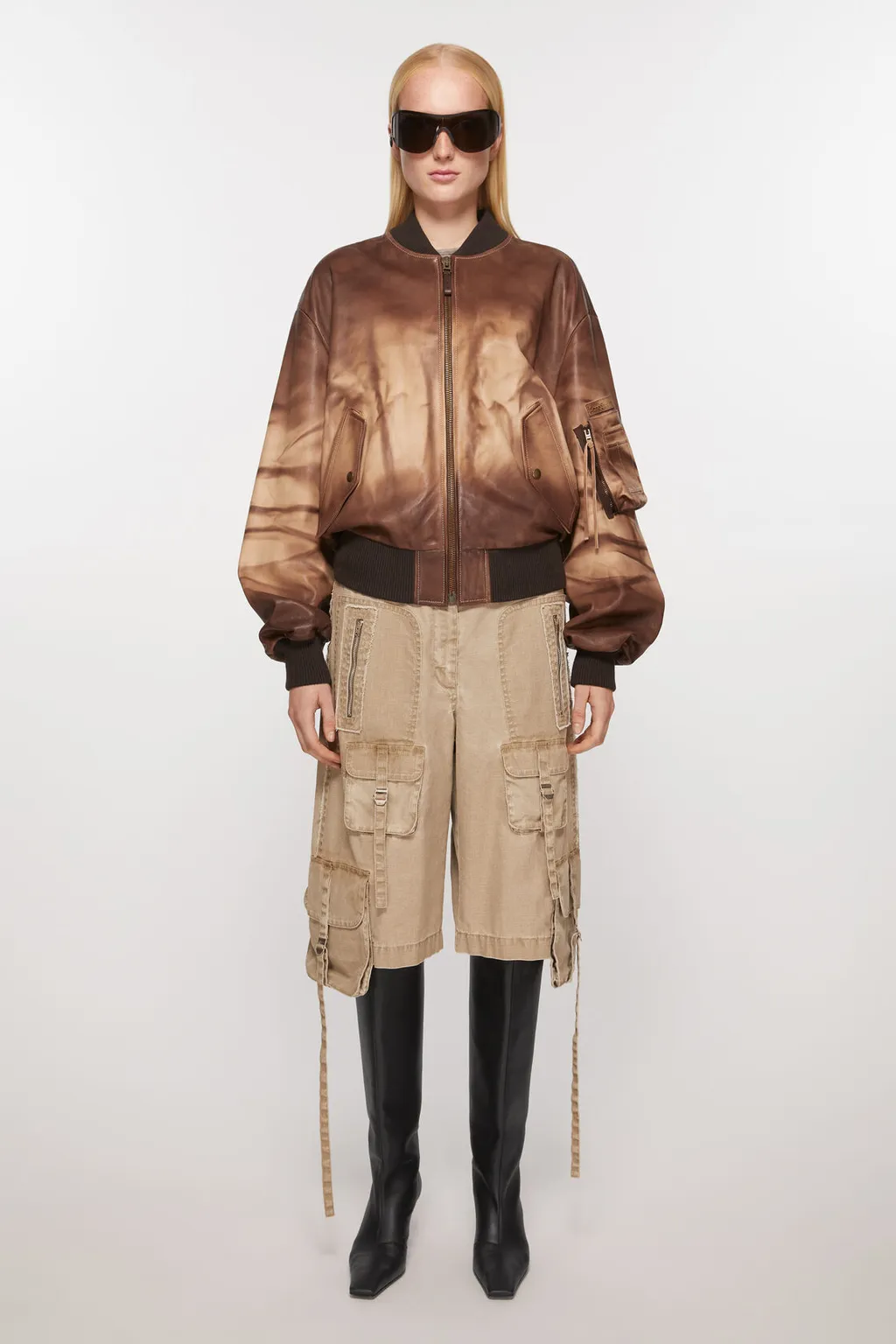 Acne Studios Logo Debossed High Heel Boots