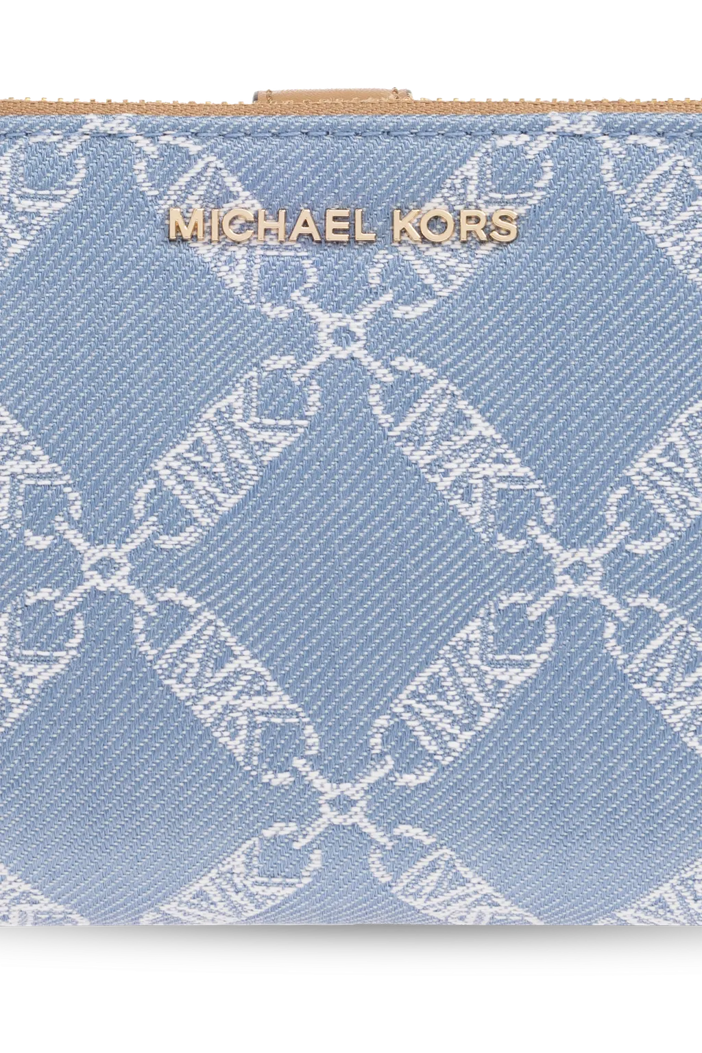 Monogram-Jacquard Denim Wallet