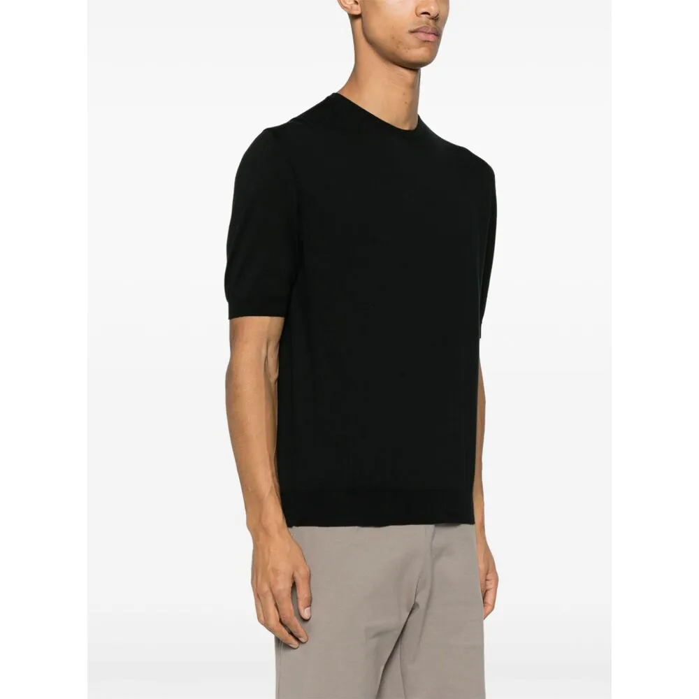 Fedeli Fine-Knit Crewneck T-Shirt