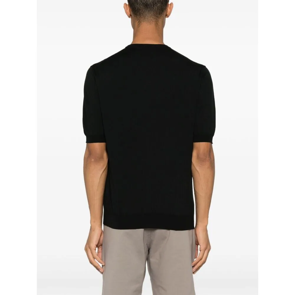 Fedeli Fine-Knit Crewneck T-Shirt
