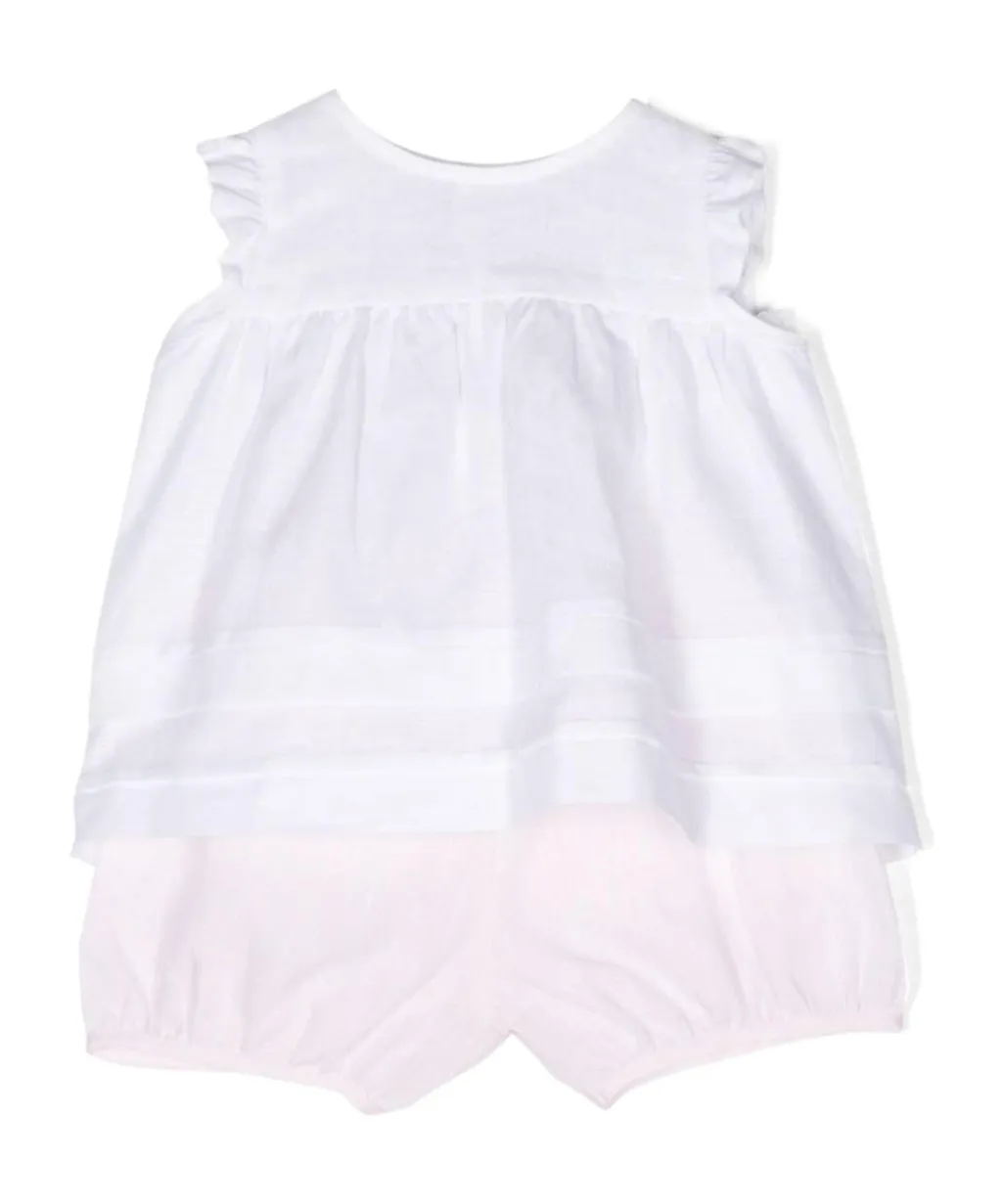 Il Gufo Ruched Detail Two Piece Short Set