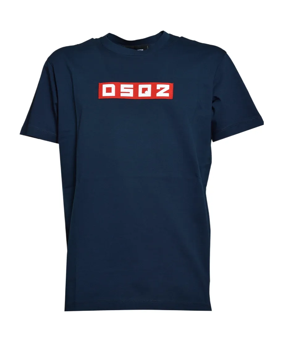 Dsquared2 D2 Logo Patch Crewneck T-Shirt