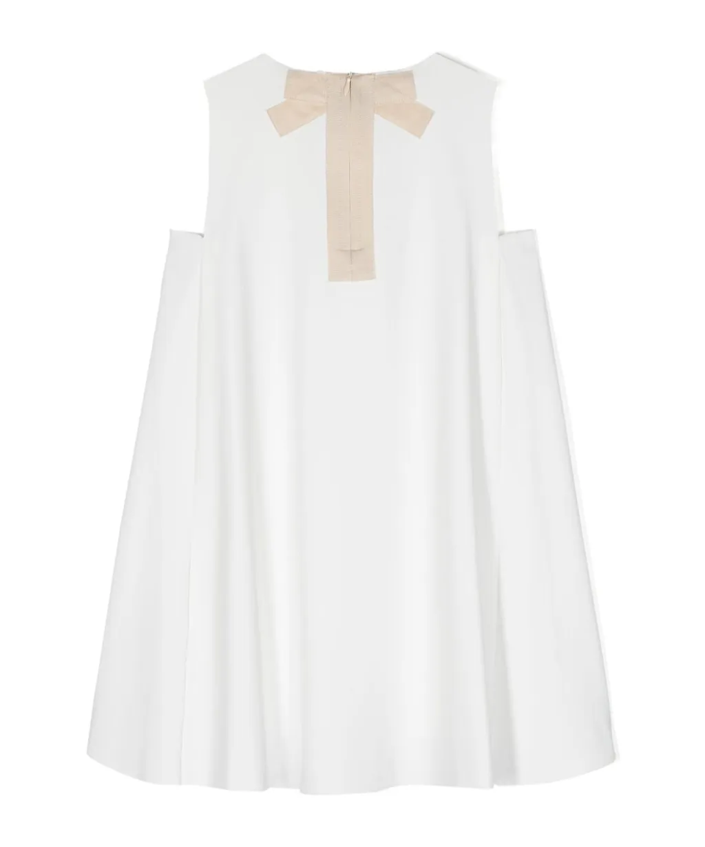 Il Gufo Pleated A-Lin Dress