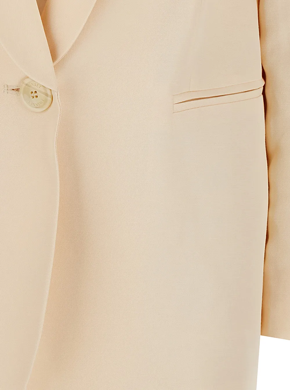 Twinset V-Neck Single-Breasted Blazer