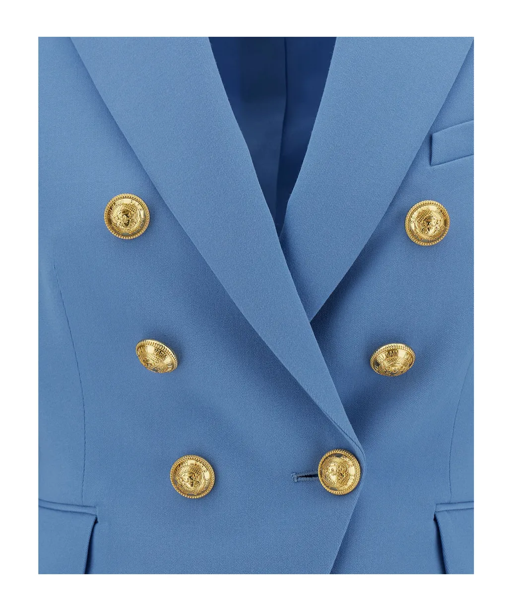 Lion Signature Double-Breasted Blazer