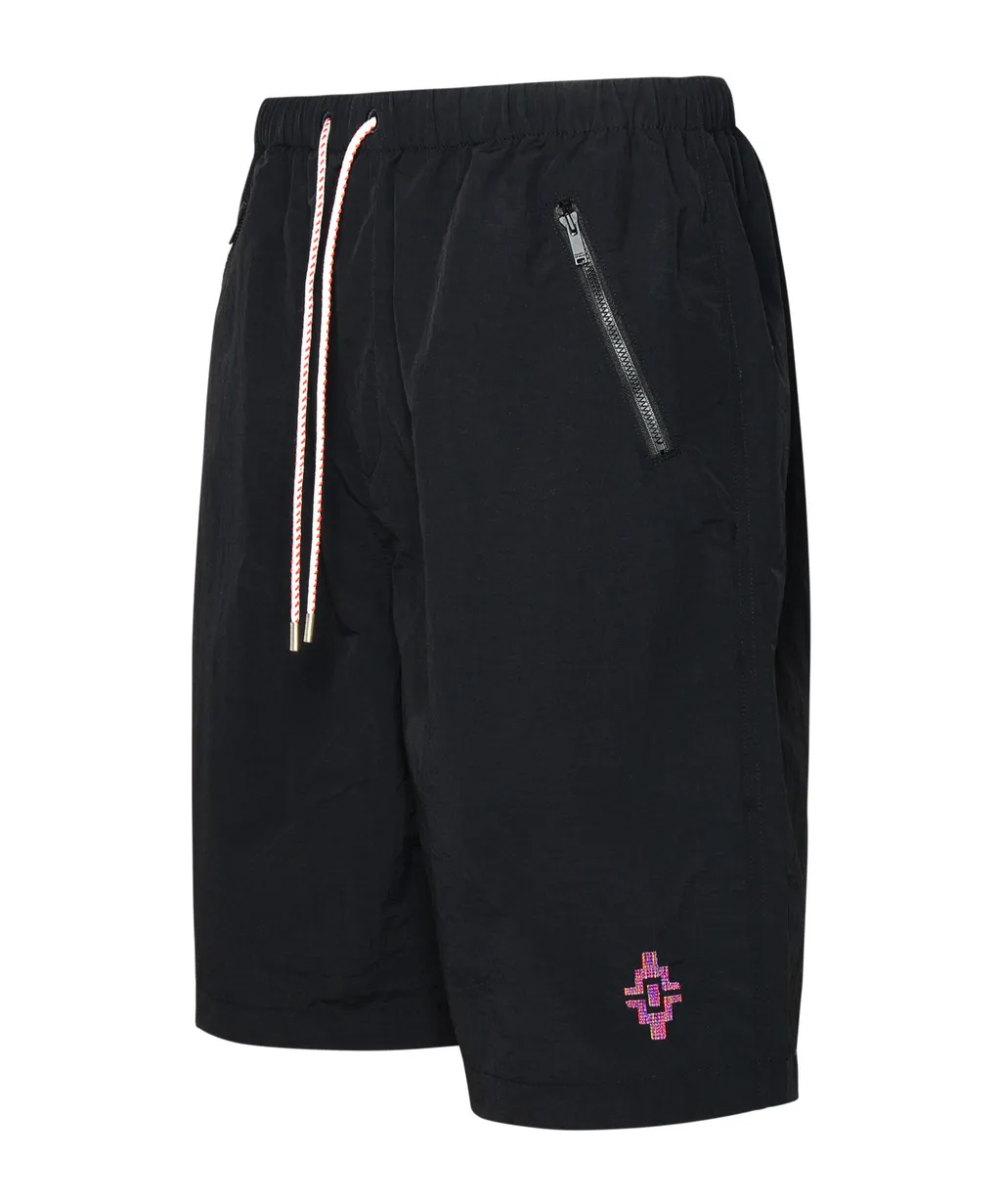 Marcelo Burlon County Of Milan Cross Embroidered Bermuda Shorts