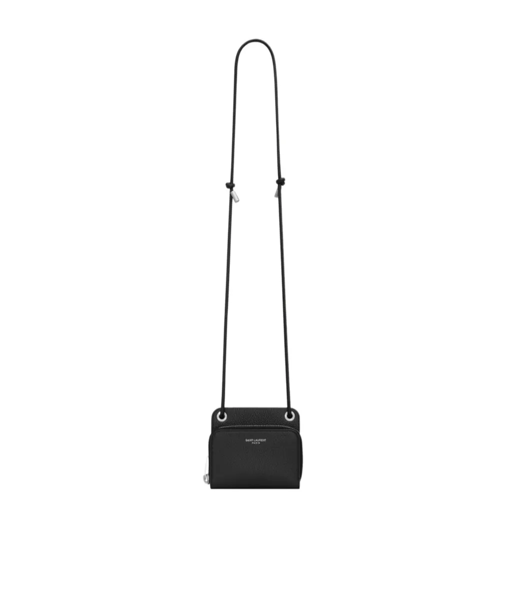 Saint Laurent Paris Lanyard Wallet
