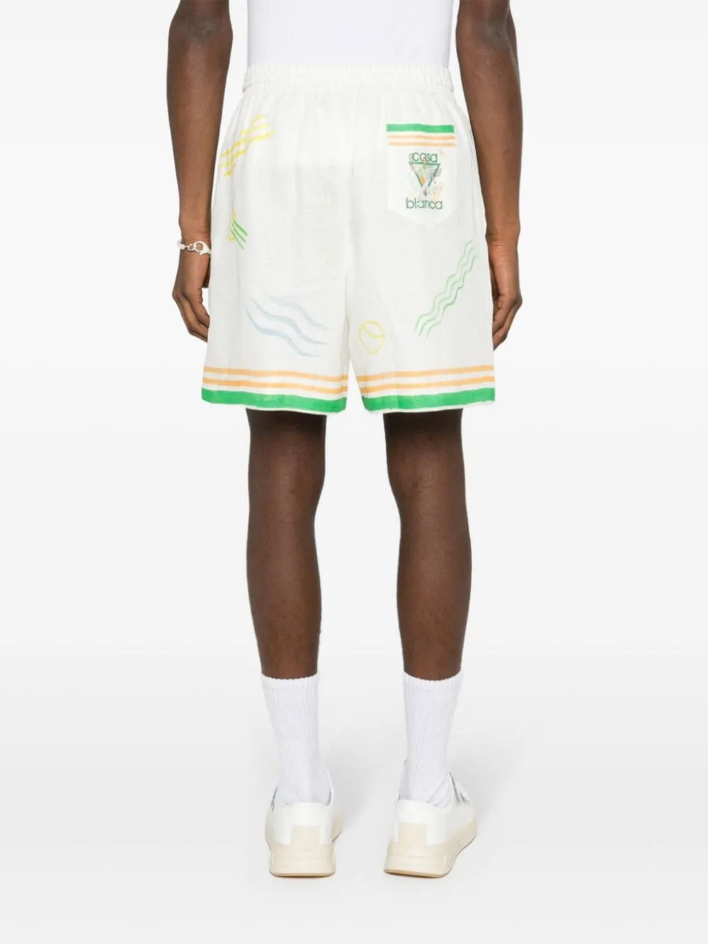 Casablanca Casa Blanca Graphic Printed Shorts