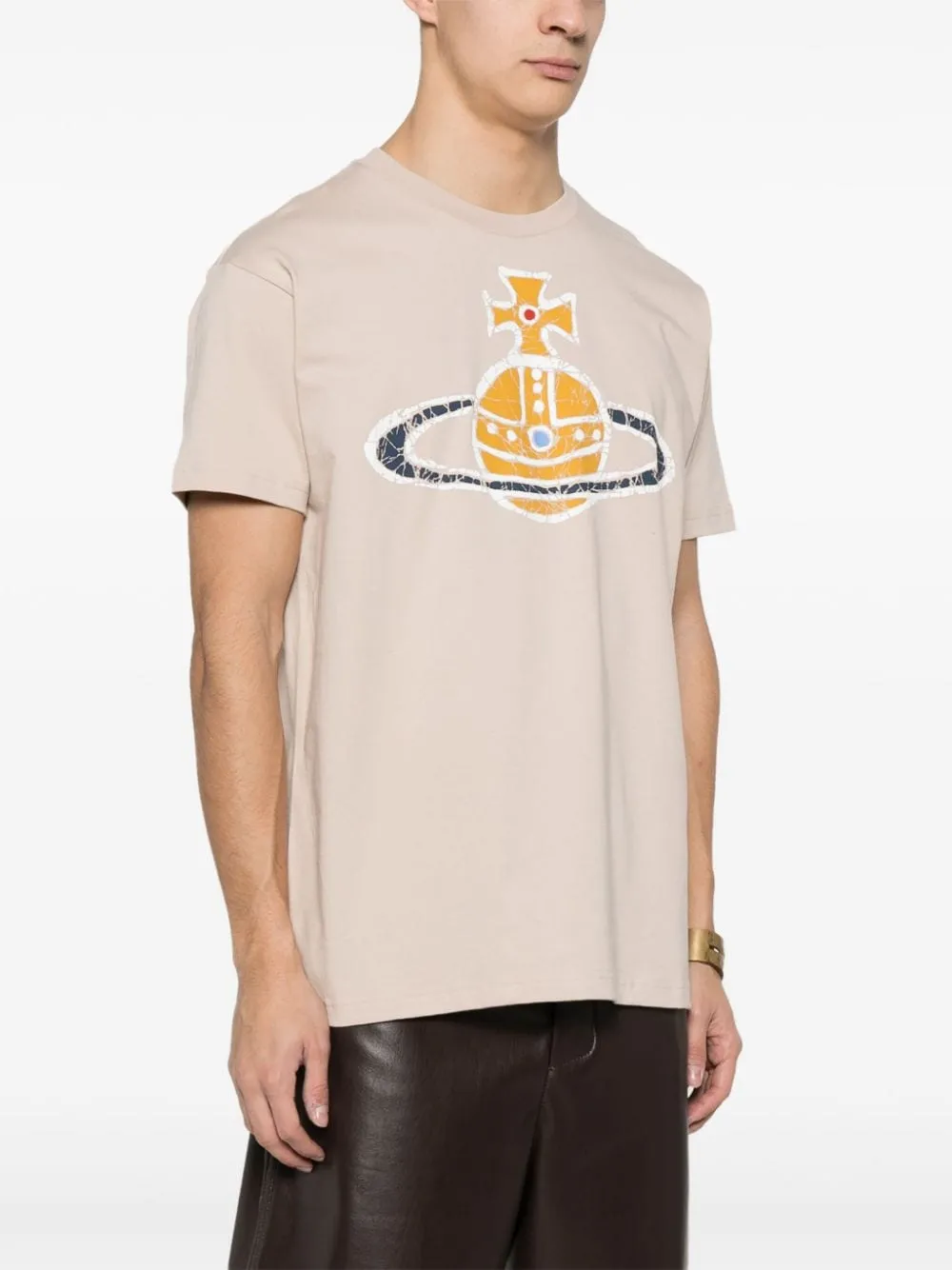 Vivienne Westwood Orb Printed Crewneck T-Shirt