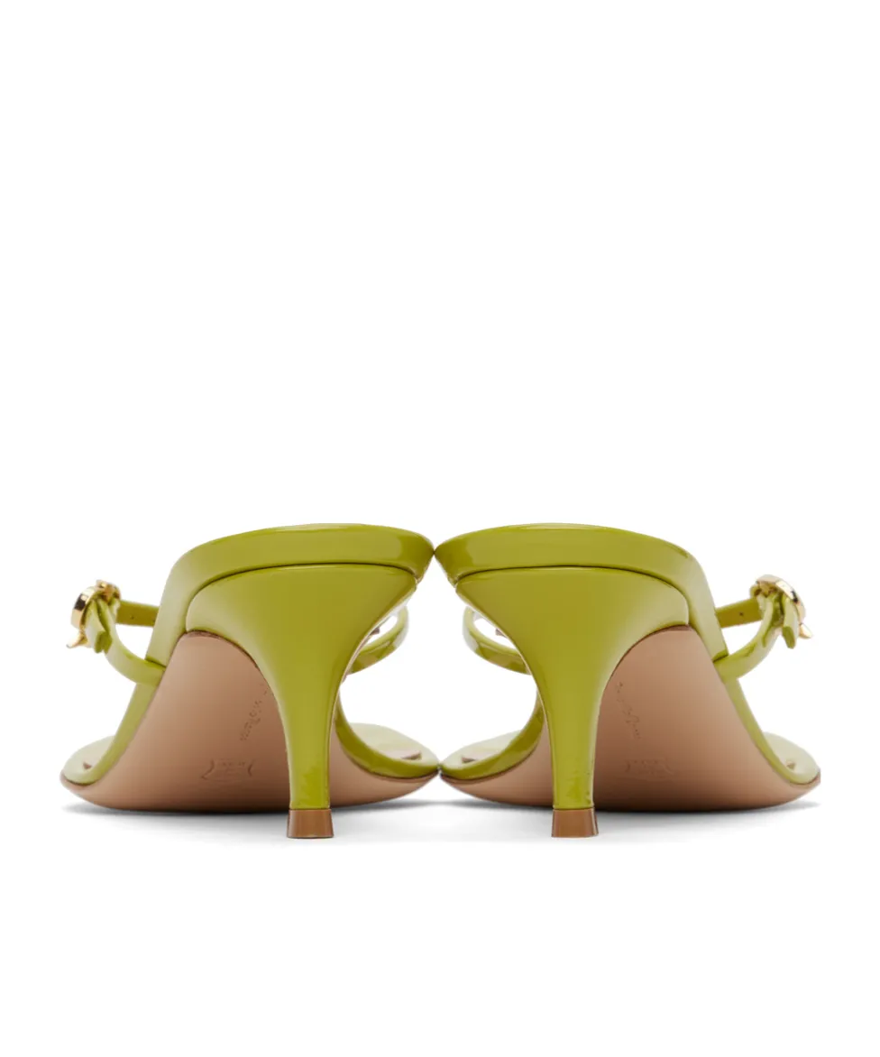 High-Heeled Sandals With Pin-Toe Straps