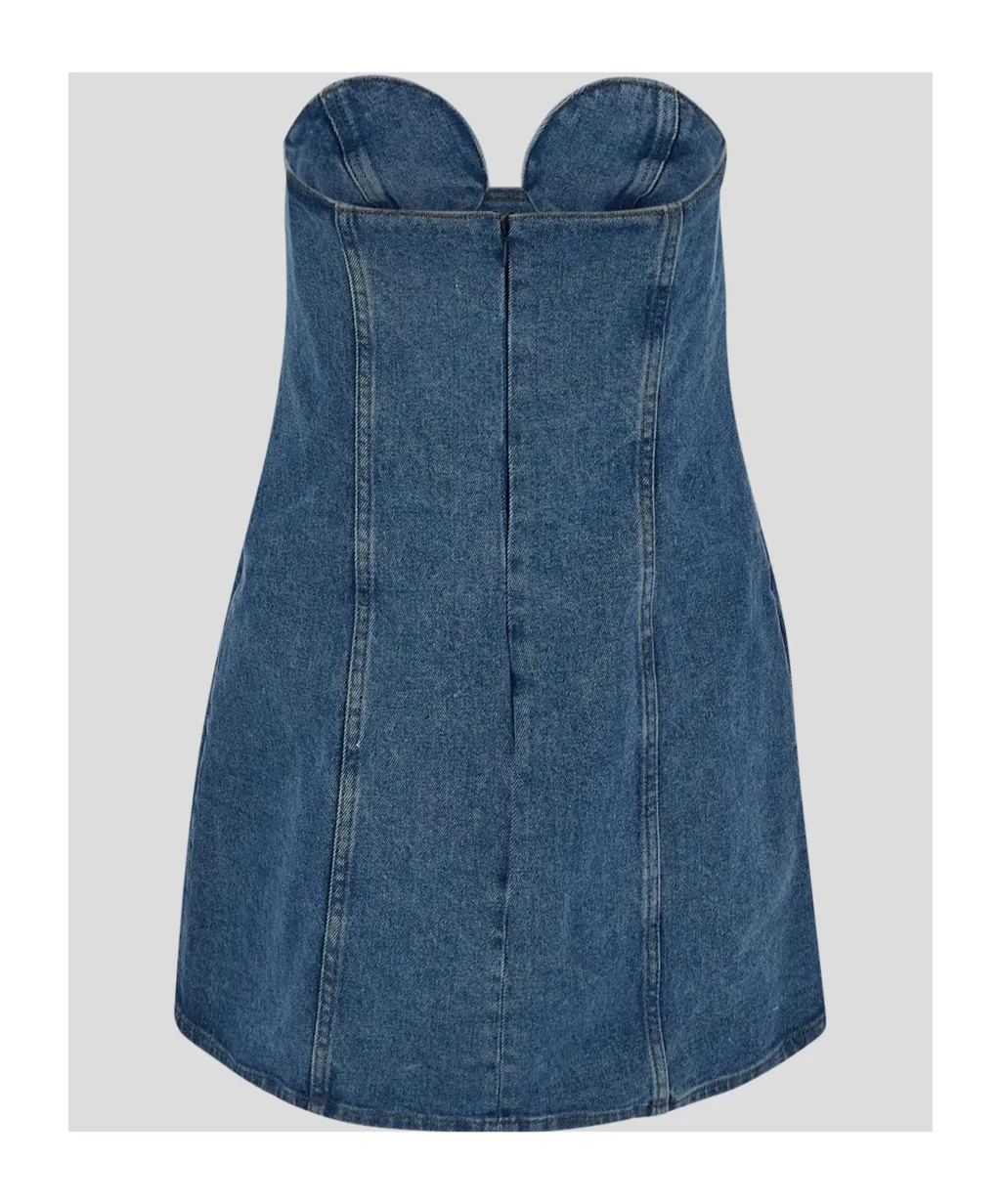 Stitched Sleeveless Dress