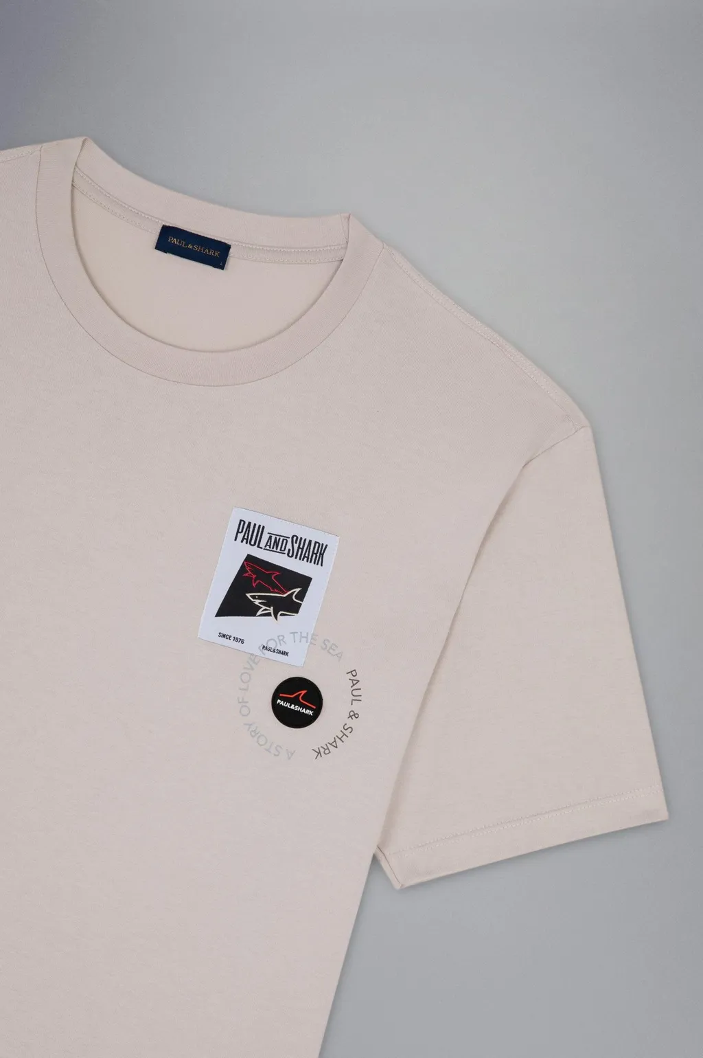 Logo-Patch Cotton T-Shirt