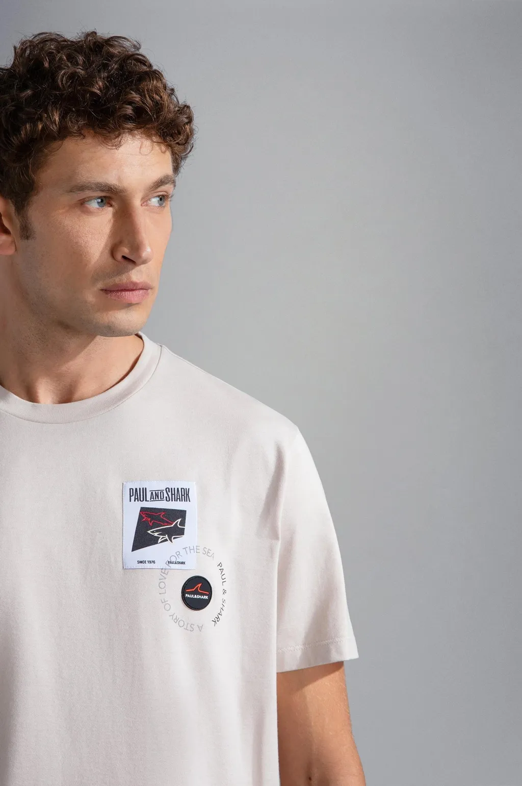 Logo-Patch Cotton T-Shirt