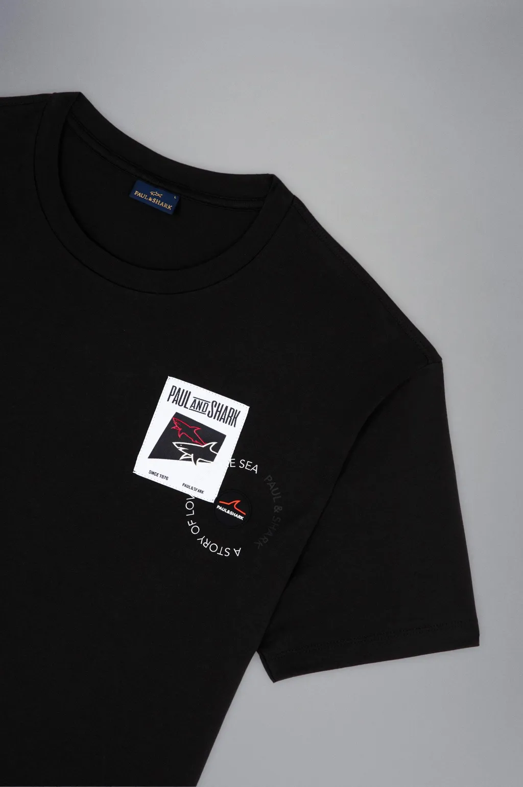 Logo-Patch Cotton T-Shirt