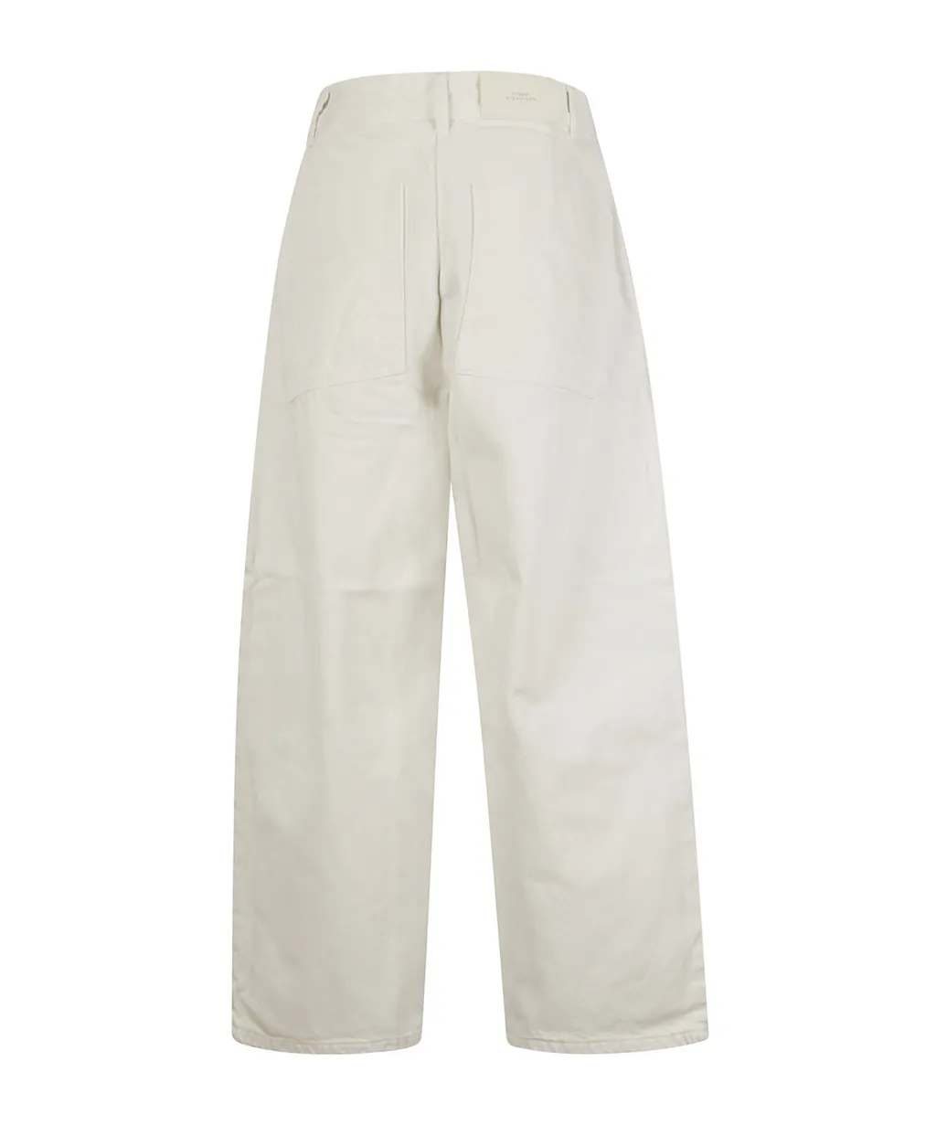Chalco Mid-Rise Wide-Leg Jeans