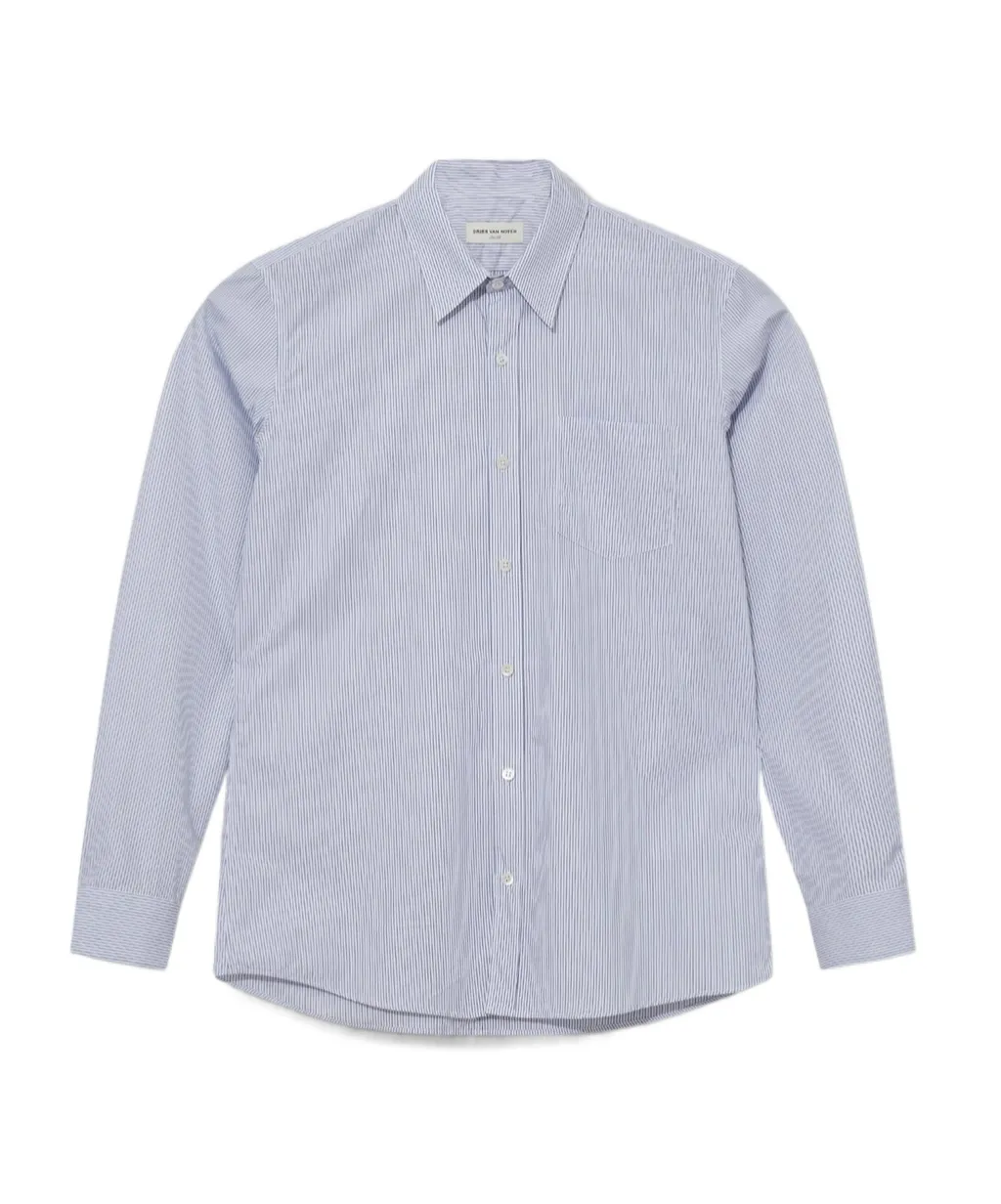 Lapel Long-Sleeved Shirt