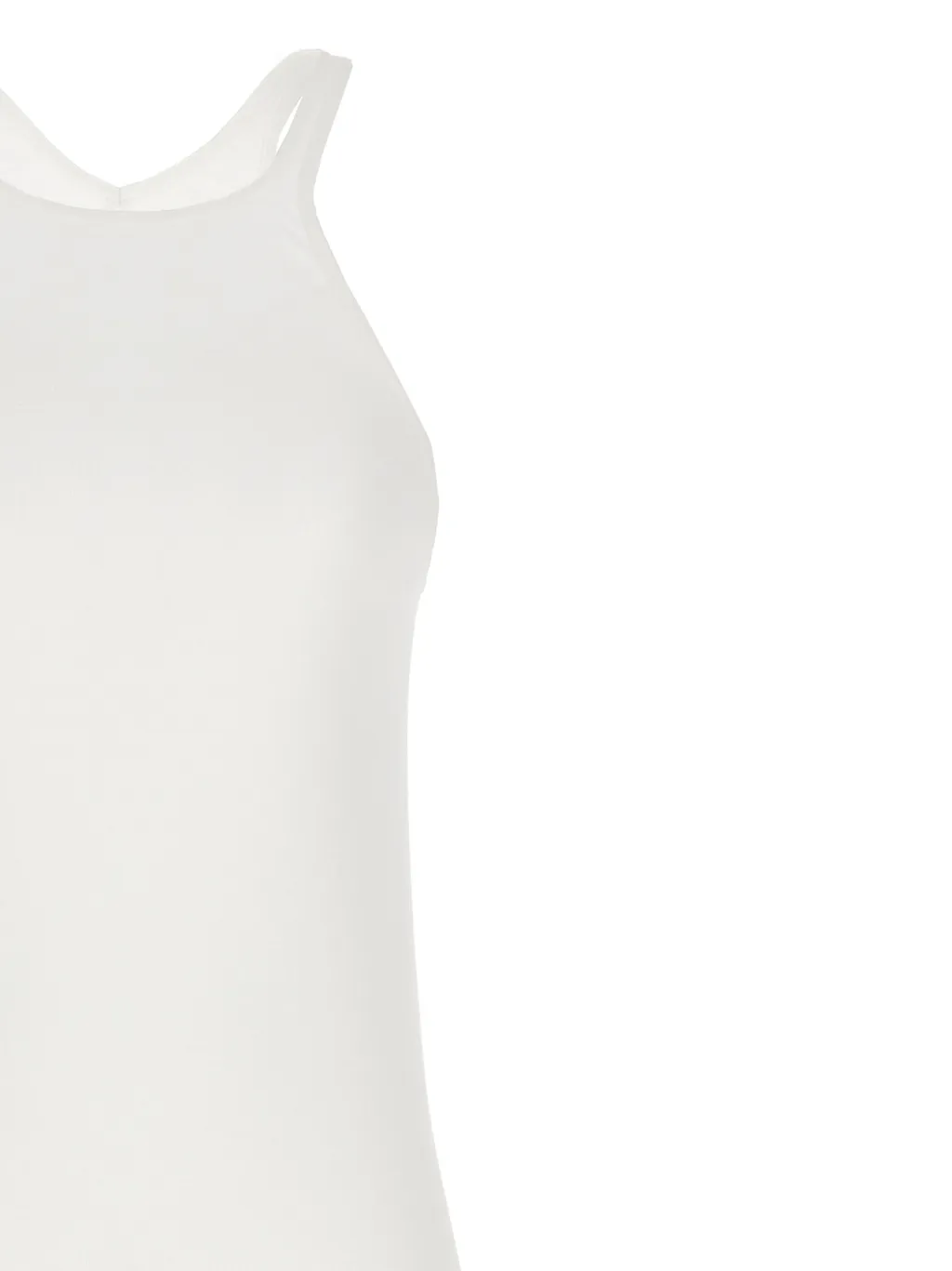 Rick Owens Raw Cut Hem Sleeveless Tank Top