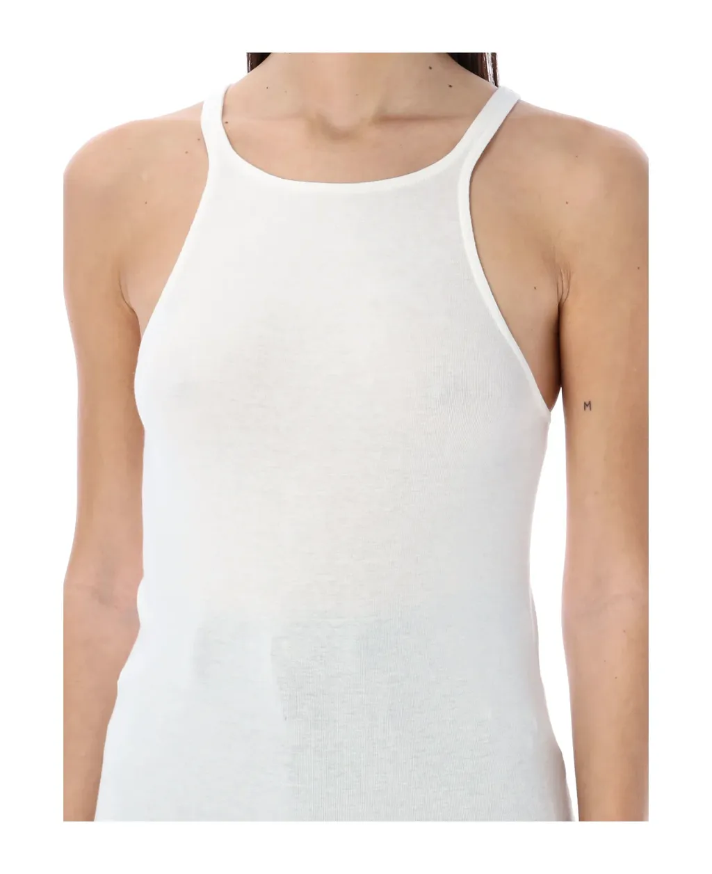 Rick Owens Raw Cut Hem Sleeveless Tank Top